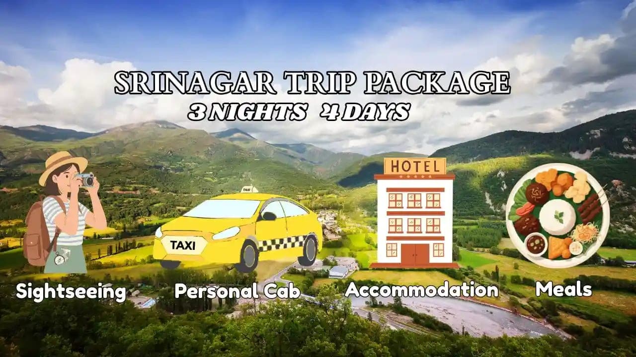 Srinagar Trip Package for 3 Nights 4 Days