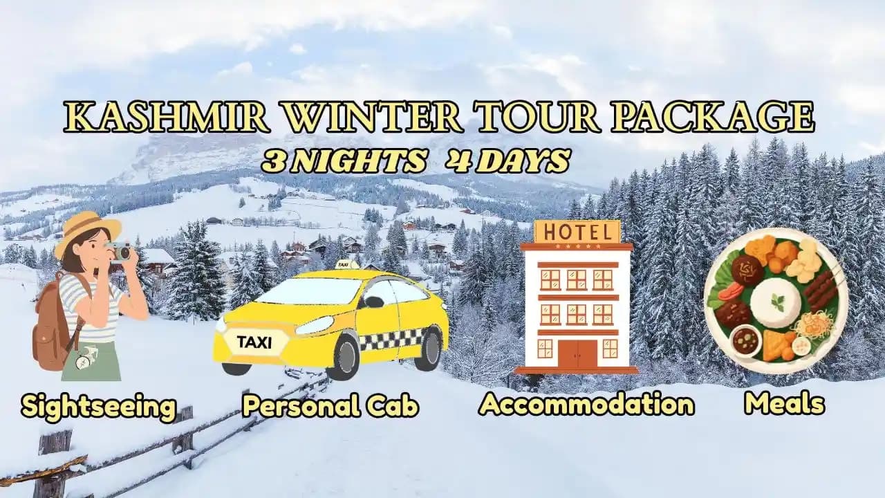 Kashmir Winter Tour Package For 3 Nights 4 Days